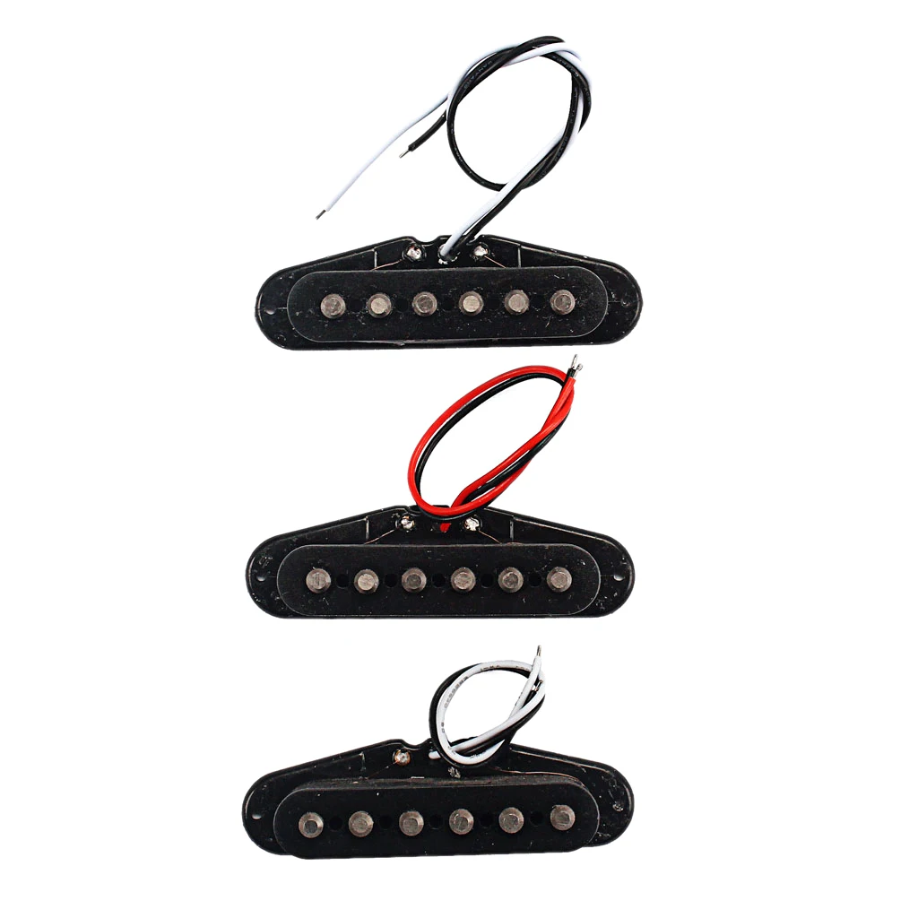 3pcs/set Alnico 5 Single Coil Pickup Neck/Middle/Bridge for  ST Electric Guitar