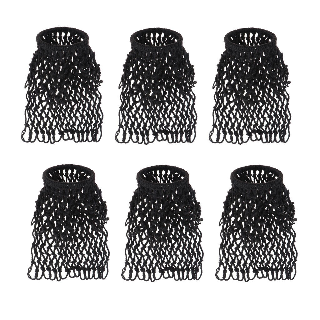6pcs / Set Billiards Billiard Table Cotton Mesh Net Bags Pockets Accessory