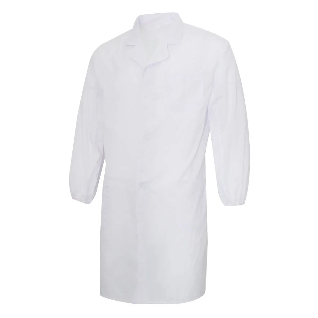 Unisex Lab Scrubs Uniform, Long Length Coat To Protect Clothing Inside