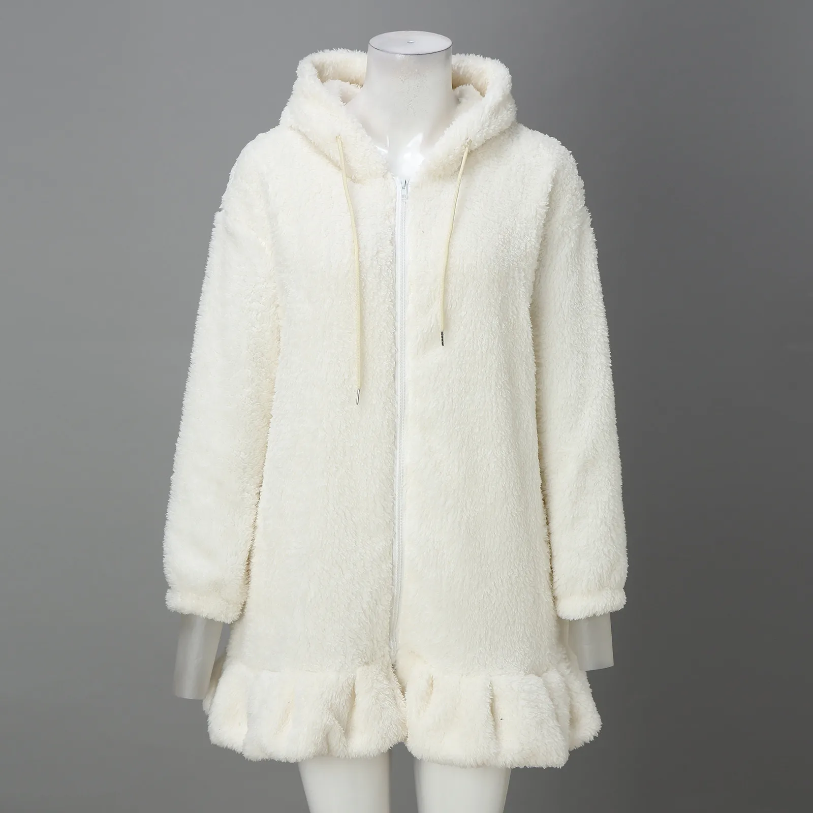 flanela orelhas de coelho hoodies para mulher inverno kawaii sweatershirt fofo quente inverno pulôver coelho jumper hoddie