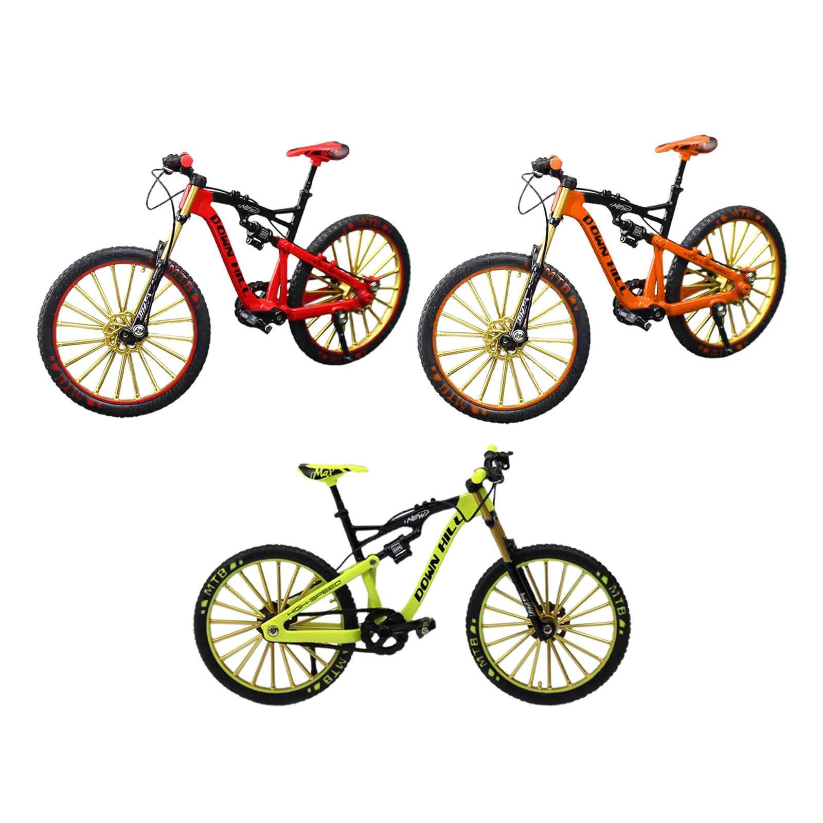 Finger Alloy Bicycle Model Mini Mountain Bike Toy Mountain Bike for Kids
