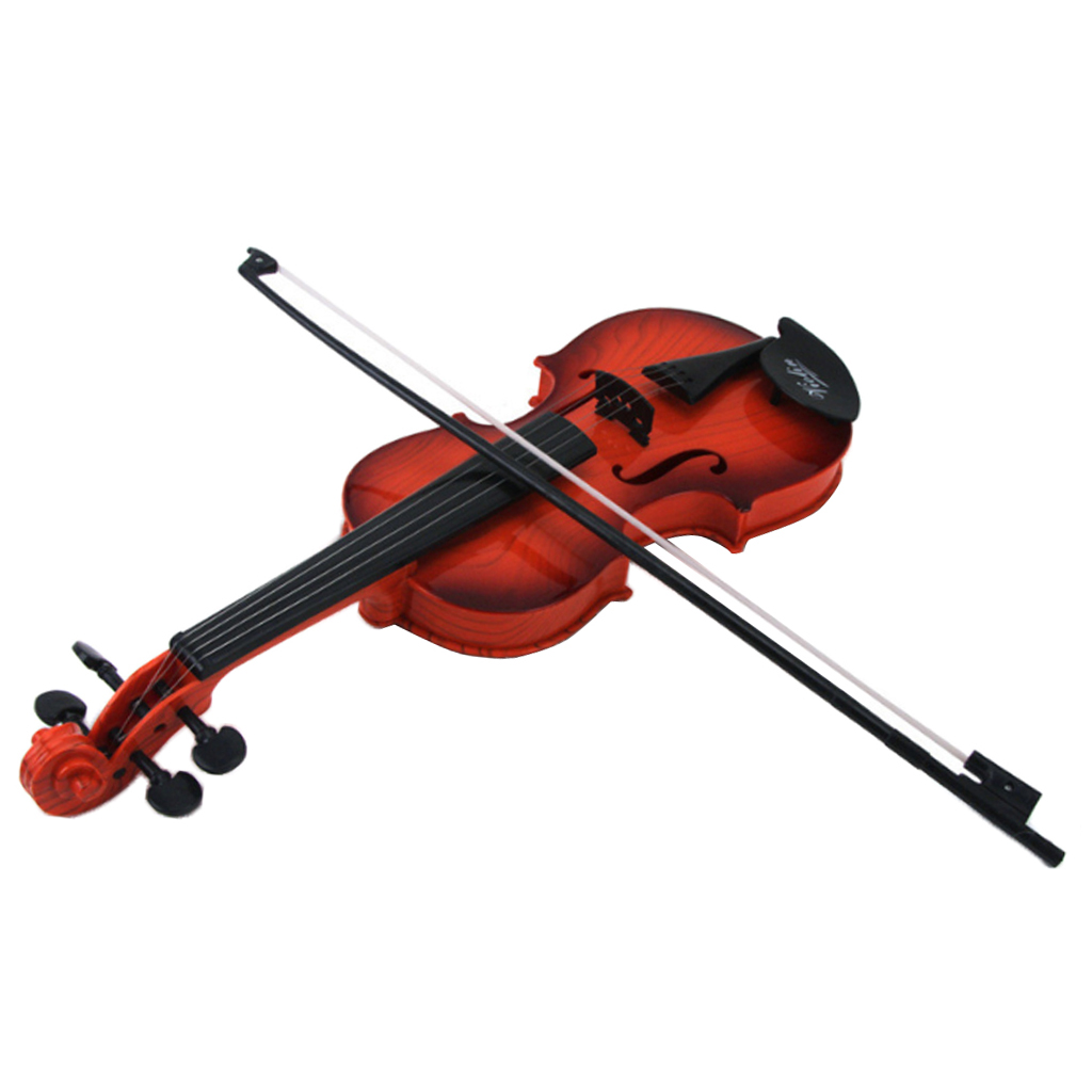 Professional Protable Toy Violin Musical Instrument Toys Beginner Model Violin Musical String Instrument Practice Violin Gift