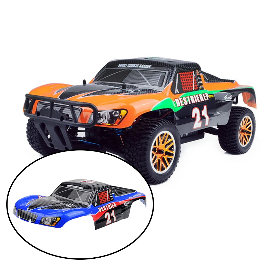 RC ABS Plastic Body Shell Cover with Stickers Decor Replacement for HSP 94155 94170 RC 1/10 Scale  Car DIY Upgrade Accessory