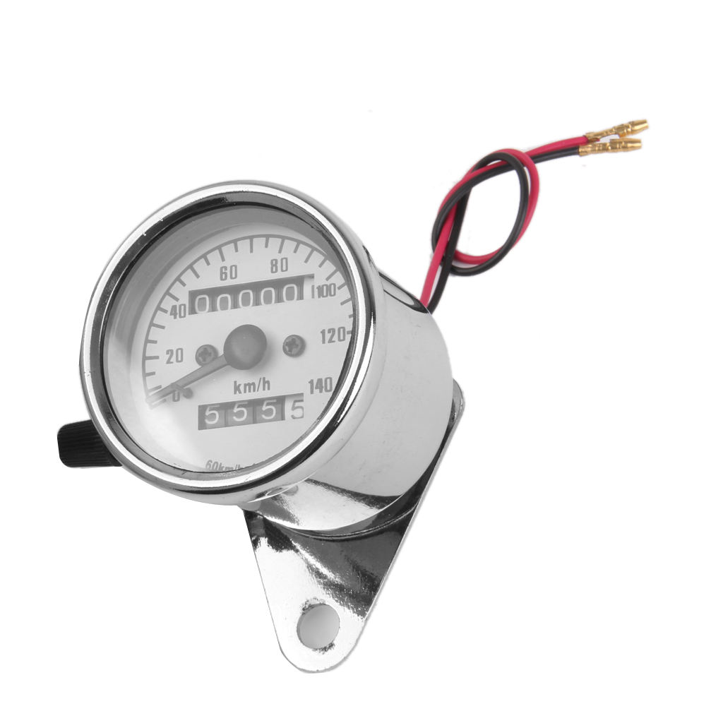 12V Universal Dual Meter Motorcycle Odometer Speedo Meter Speedometer