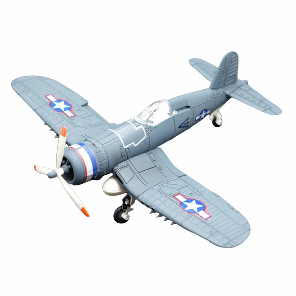 1/48th F4U Fighter Model Aircraft Assembly Model Kits Gift Bar Decoration