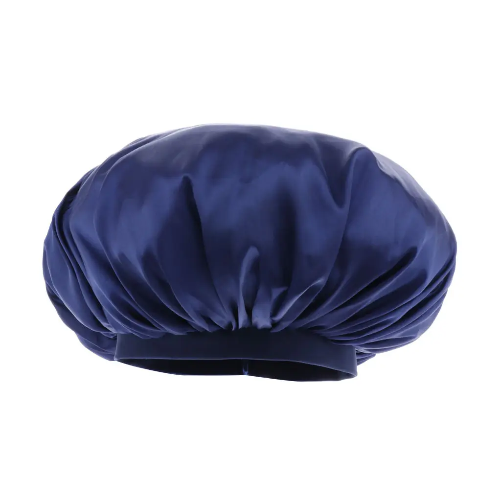 Natural Satin Sleep Night  Head Cover Silky Bonnet for Hair Beauty, Smooth & Breathable