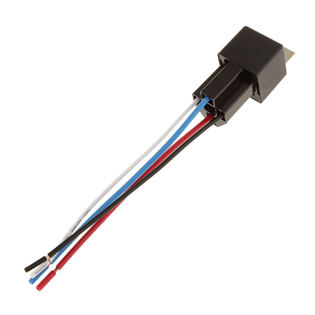 5x Car 40A AMP 12V Relay Kit For Fan Fuel Pump Light 4Pin 5Wire SPST