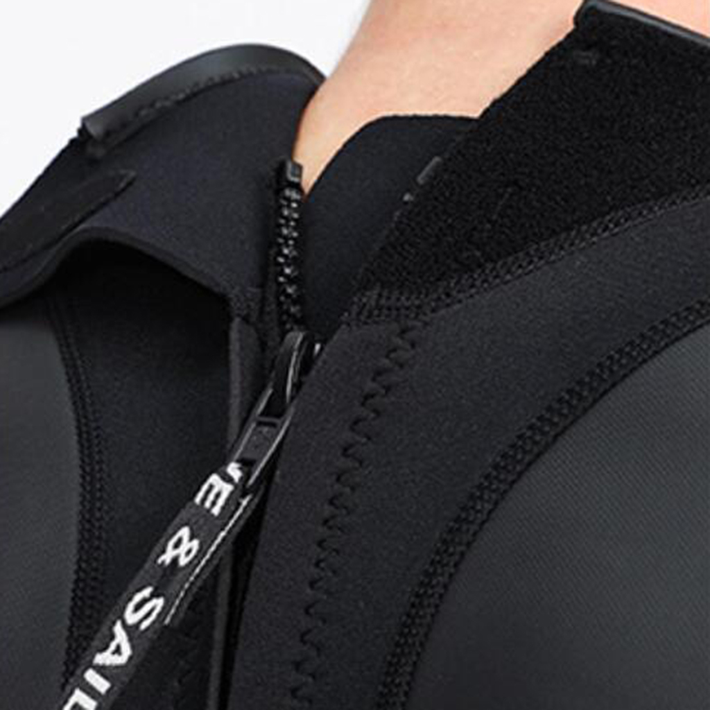 Wetsuits Full Length 3mm Suit One Piece Long Sleeves Back Zip UV Protection for Open Water Water Sports Surf Mens Ladies