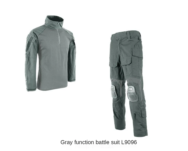 Urban Grey Field Combat Uniform G3 Combat Suit Wargaming Grey and