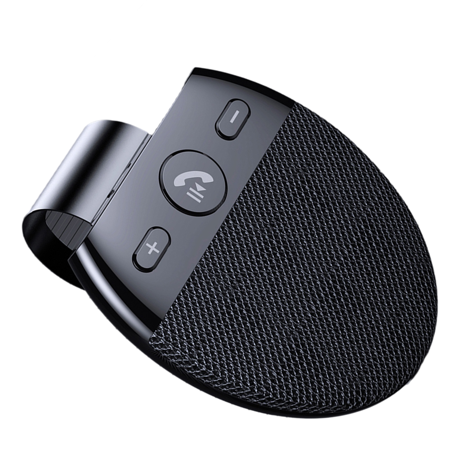 Bluetooth Car Speaker Receiver on Sun Visor Music Player Clear and Loud Sound Noise Reduction for Handsfree Calling