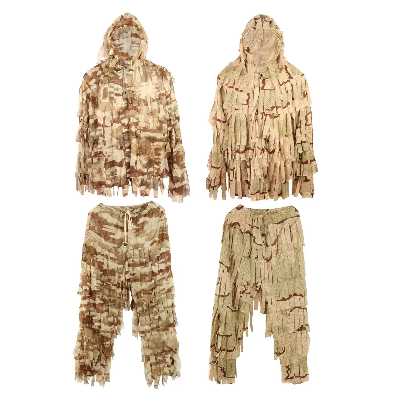 Hunting clothes 3D Bionic Ghillie Suits sniper Camouflage Clothing jacket and pants