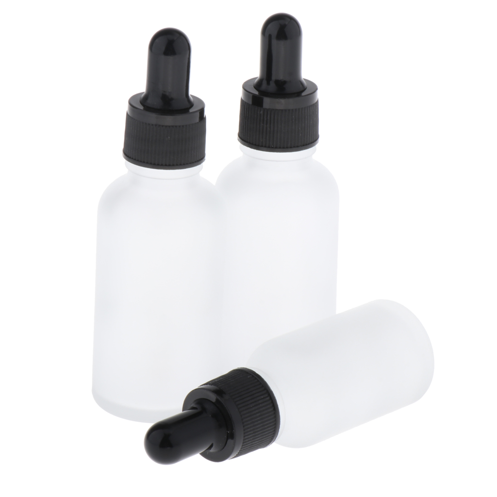 1oz Clear Glass Dropper Bottles Eye Dropping Pipette Essential Oils Vial 30x