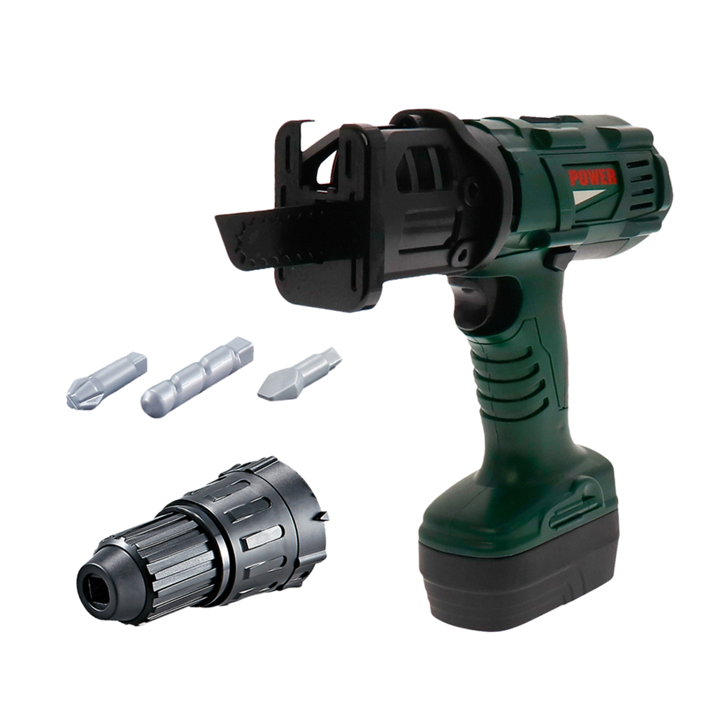 Kids Power Construction Toy Plastic Tool Chainsaw With Sound Pretend Play