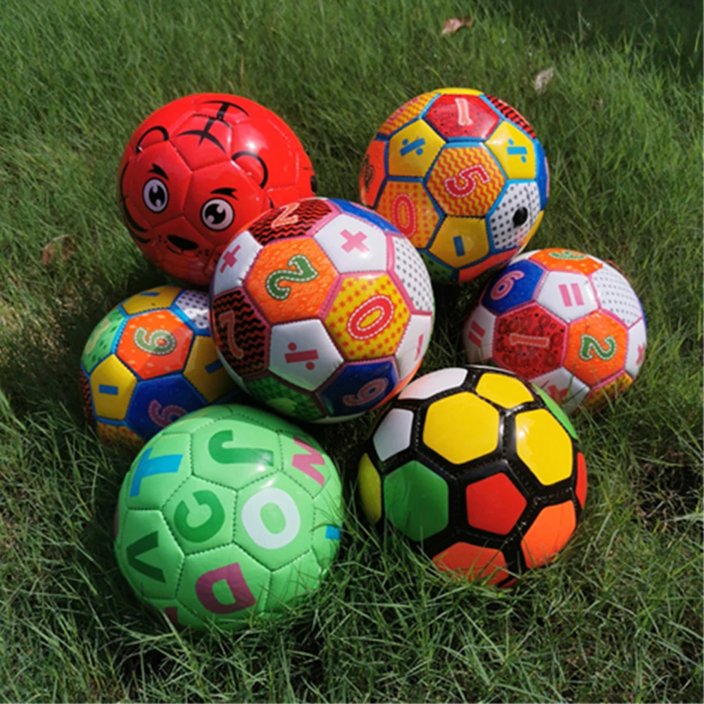 Children Toddlers Sports Game Training Ball Soccer Toddlers Game Colorful Foam Ball Recreative 6' for Girls Boys Gifts