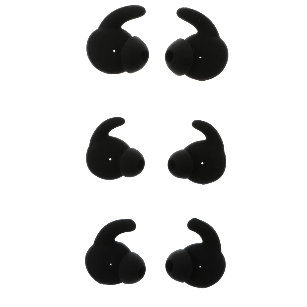 3 Pairs Silicone Earbuds Tips Cover for HUAWEI Honor AM61 Sports Headset