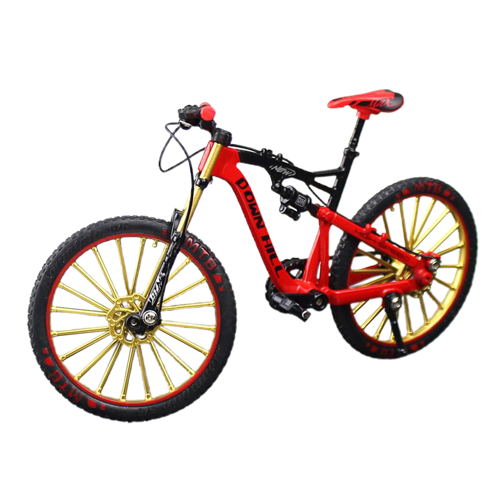 Bicycle Model Kids Bike Toy Mountain Bike Mountain Bike Collection Red Toys & Hobbies Contemporary Manufacture
