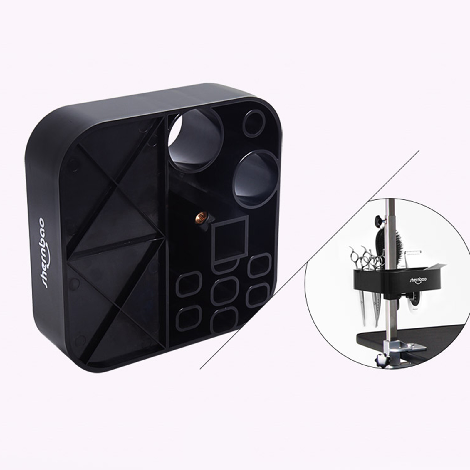 Grooming Storage Box On the bracket Groomer Tool Pet Hairdressing Scissors Clips Brushes Organizer for Pet Shop Grooming Table