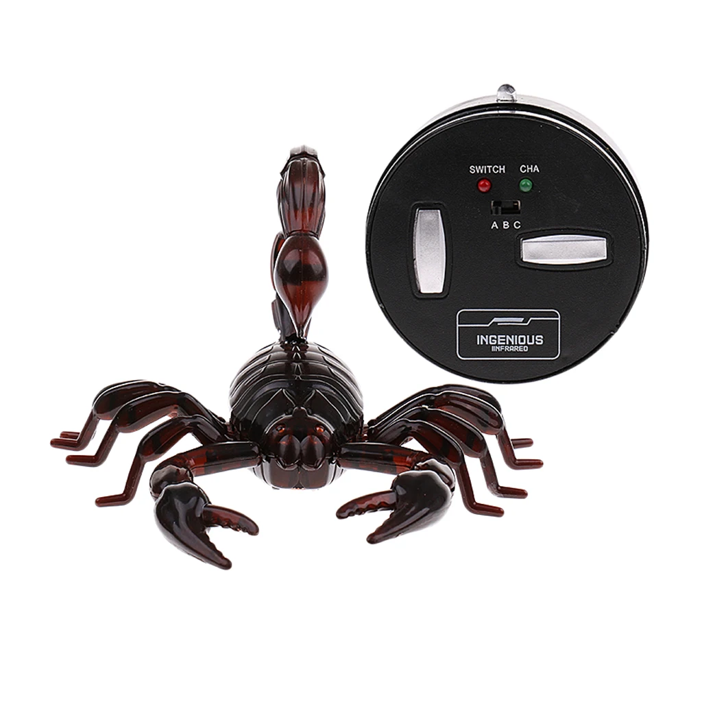 RC Simulation Remote Control Infrared Scorpion Animal Model Kids Tricks Toys 