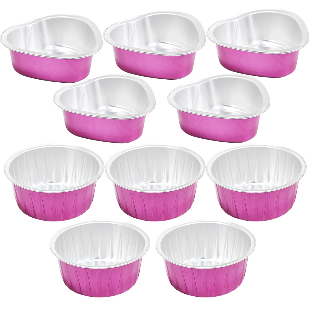 Pack of 10 Hair Removal Bean Bowl - Disposable Melting Wax Pots for Heater -