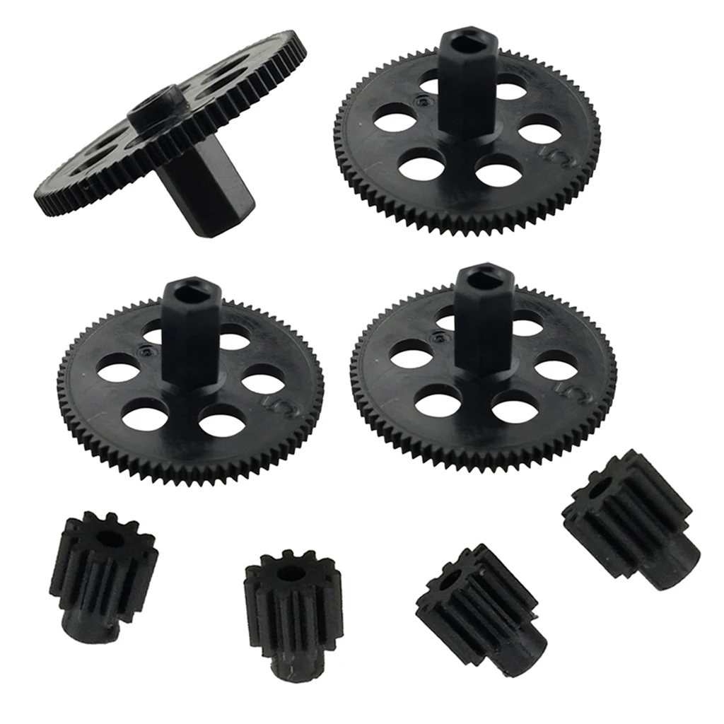 Drone Main Gear & Motor Pinion Spare Parts for VISUO XS809 XS809HC XS809HW, 8-Pack