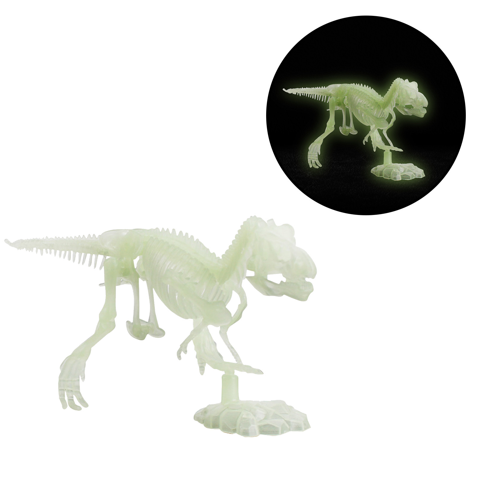 Fluorescentes de Dinossauro para Halloween Modelo de Esqueleto Ossos Humano Caveira Brinquedo Antiestresse Que Brilha no Escuro 9 Cheap Brinquedos que brilham no escuro