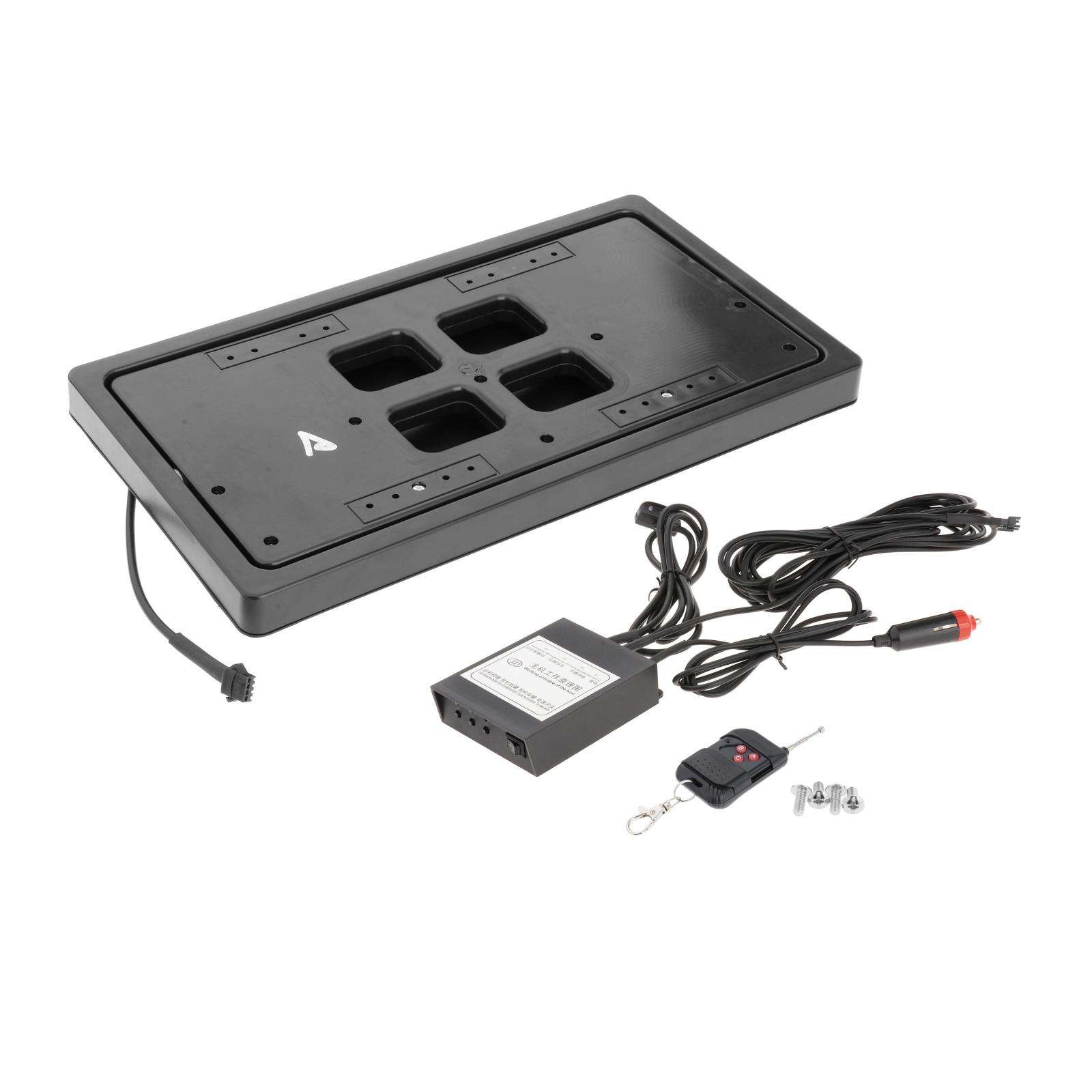 Remote  License Plate Frame Shutter Cover Up Electric  License Plate Frame W/Remote Hidden License Plate Kit with Remote 1PCS