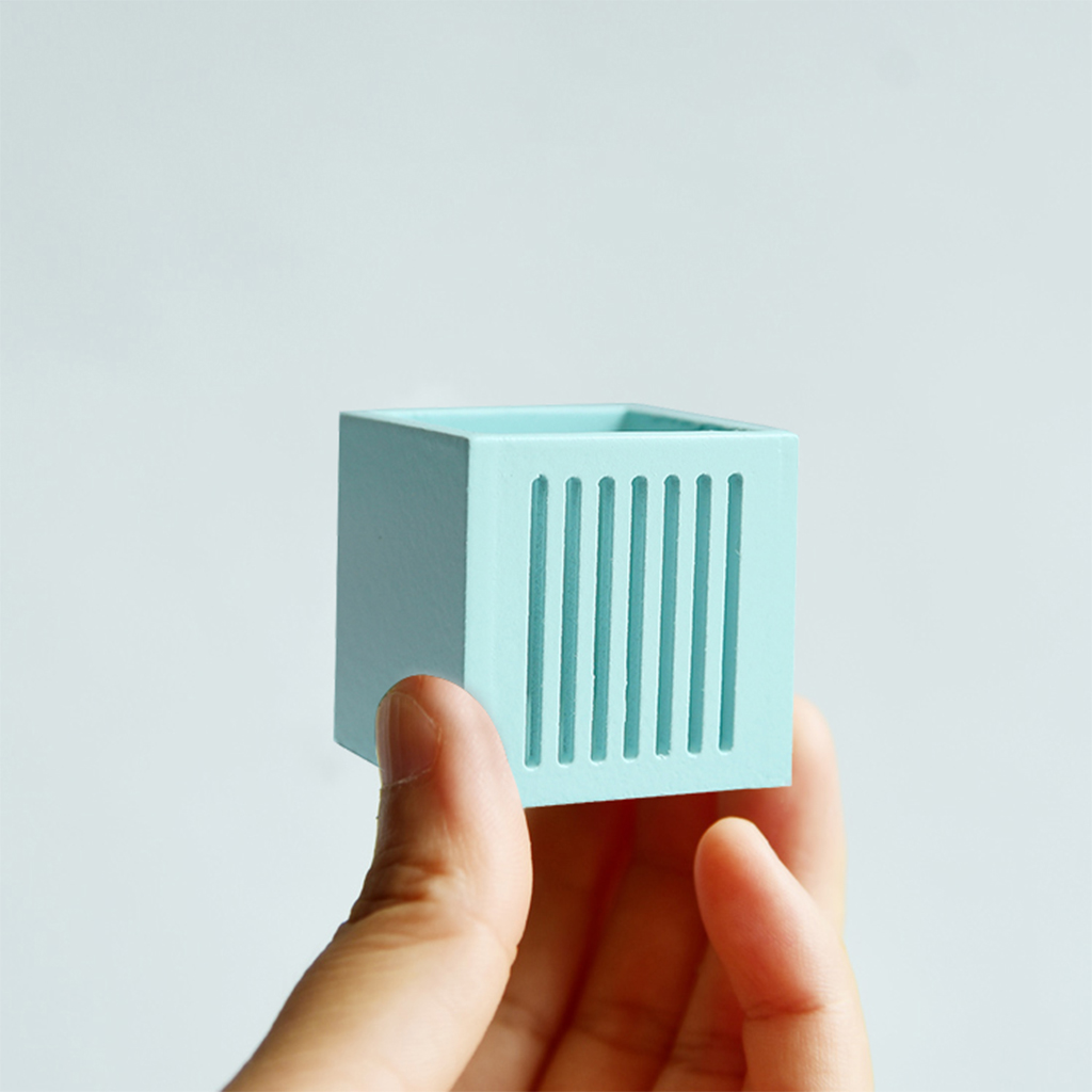 Cube Wood Hutch Drawer Furniture Set for 1/12 Doll House Decoration Toys DIY