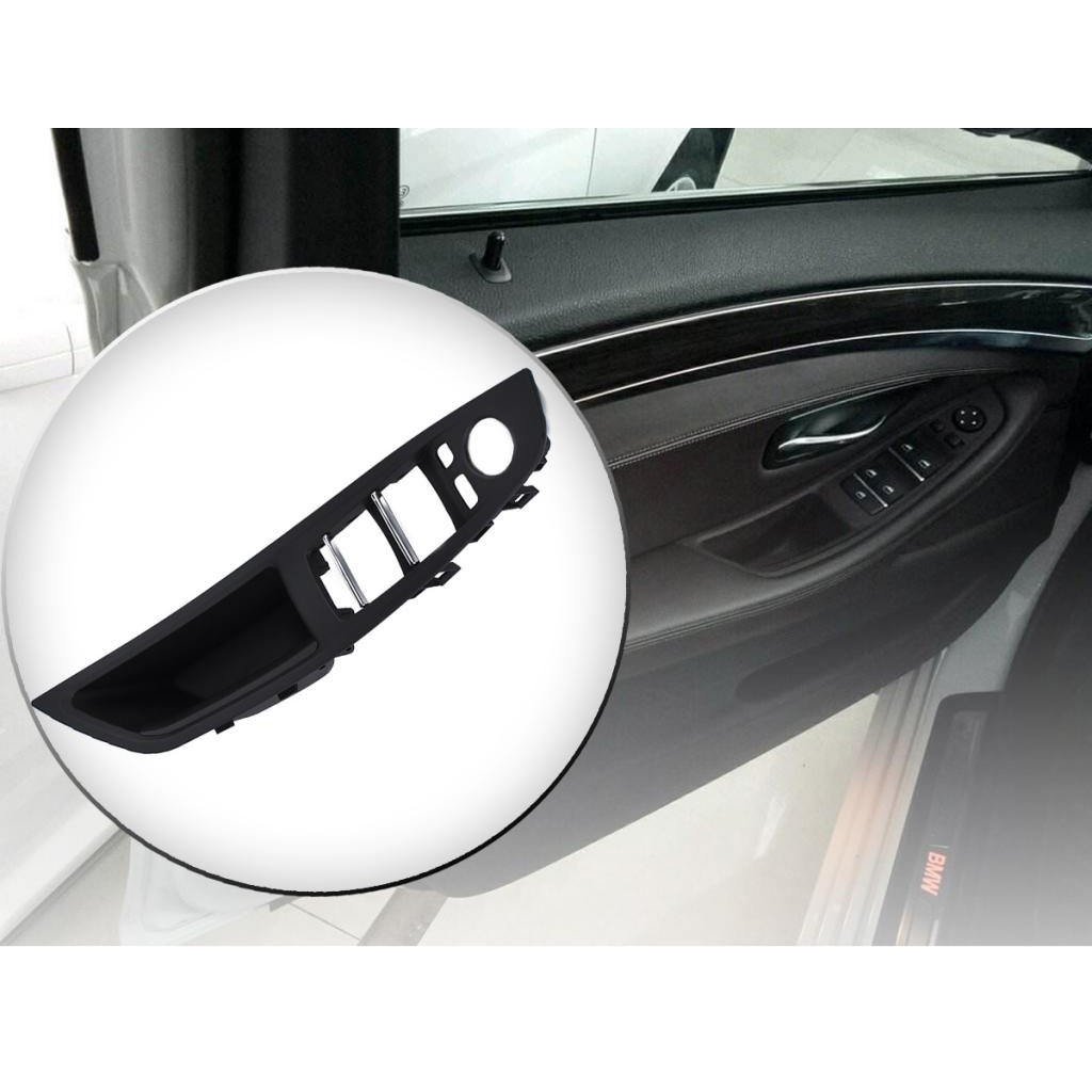 Door Handle Driver Seat, Window Switch Panel Cover Trim for  520i 523i 525d 528i 530i 535i (Front Left)