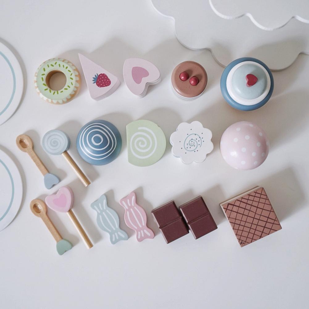 Bloco de Construção do Suporte do Queque Bloco de Construção para Aprender Chá da Tarde Adorável Brinquedo Leve Cultivado Acessórios 11 adorável brinquedo leve cultivado chá da tarde