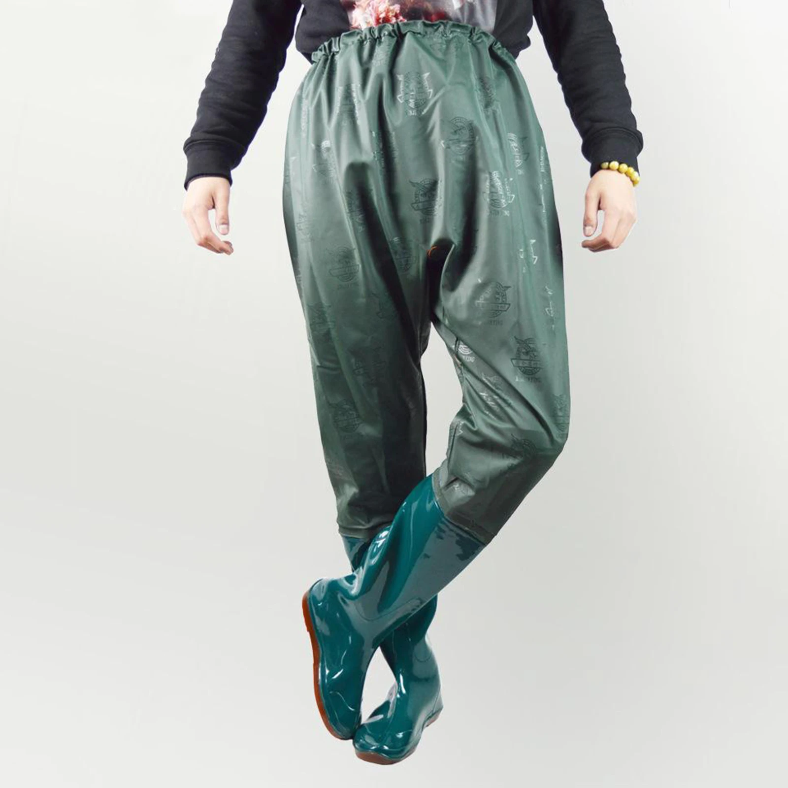 Lightweight Hip Waders Fishing Gardening Wading Pants Trouser Stocking Boot
