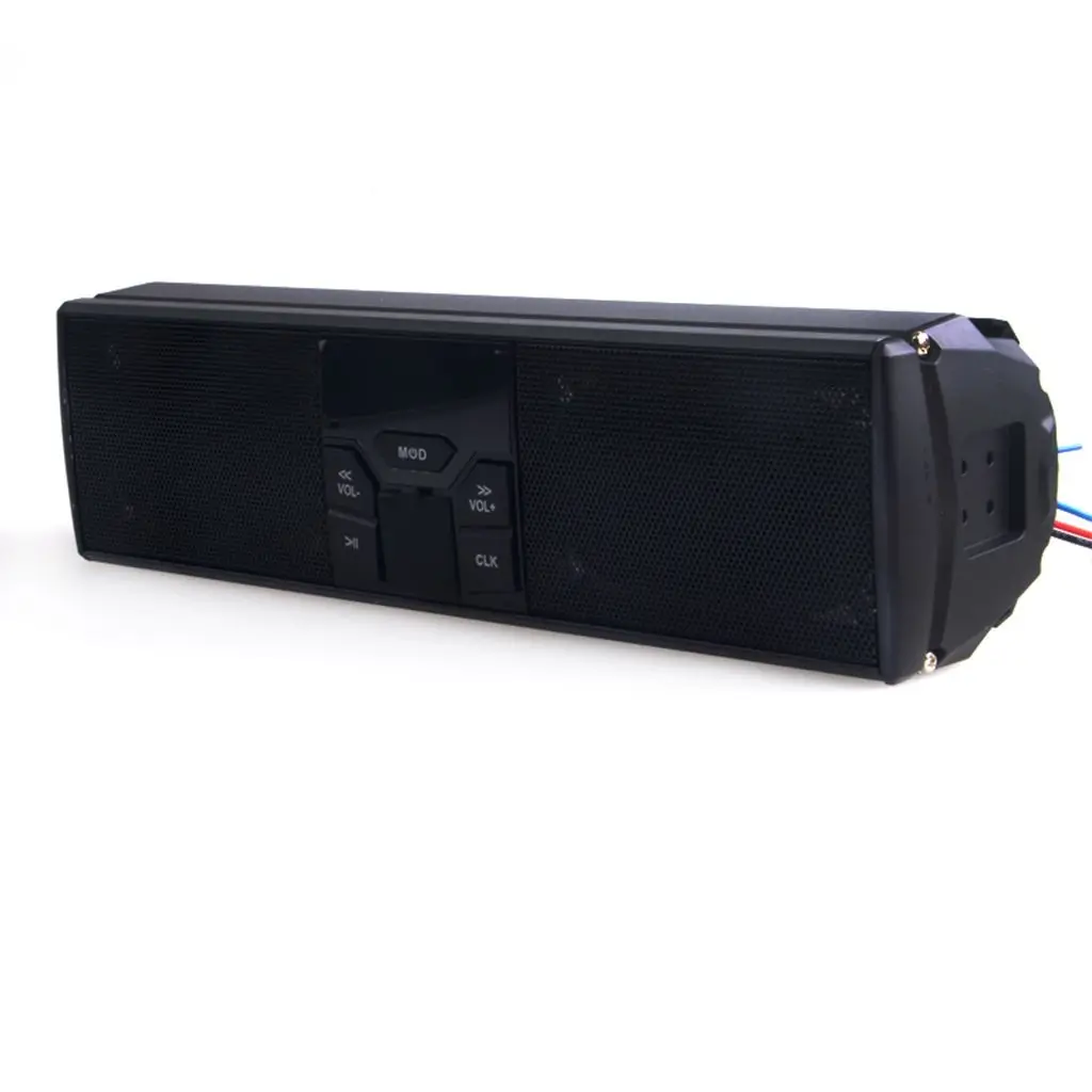 Motorcycle Bluetooth Audio Sound System MP3 FM Radio Stereo Speaker Waterproof