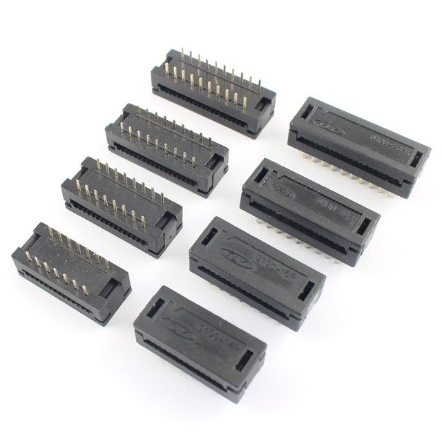 CablesOnline 10-Pack 20-Pin Male IDC Flat Ribbon Cable Box Header Connectors - 2.54mm Pitch, FC-120-10