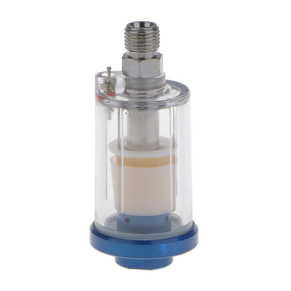 Mini Air Line Filter 1/4 for Spray  Water Trap Clear Moisture Painting