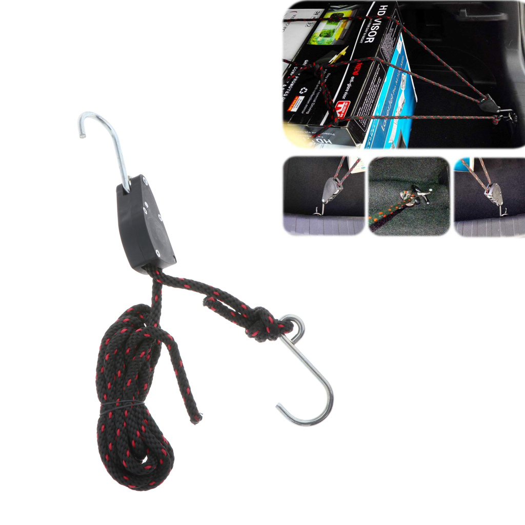 Heavy Duty Nylon Ratchet Kayak Car Truck Roof Ties Rope Straps