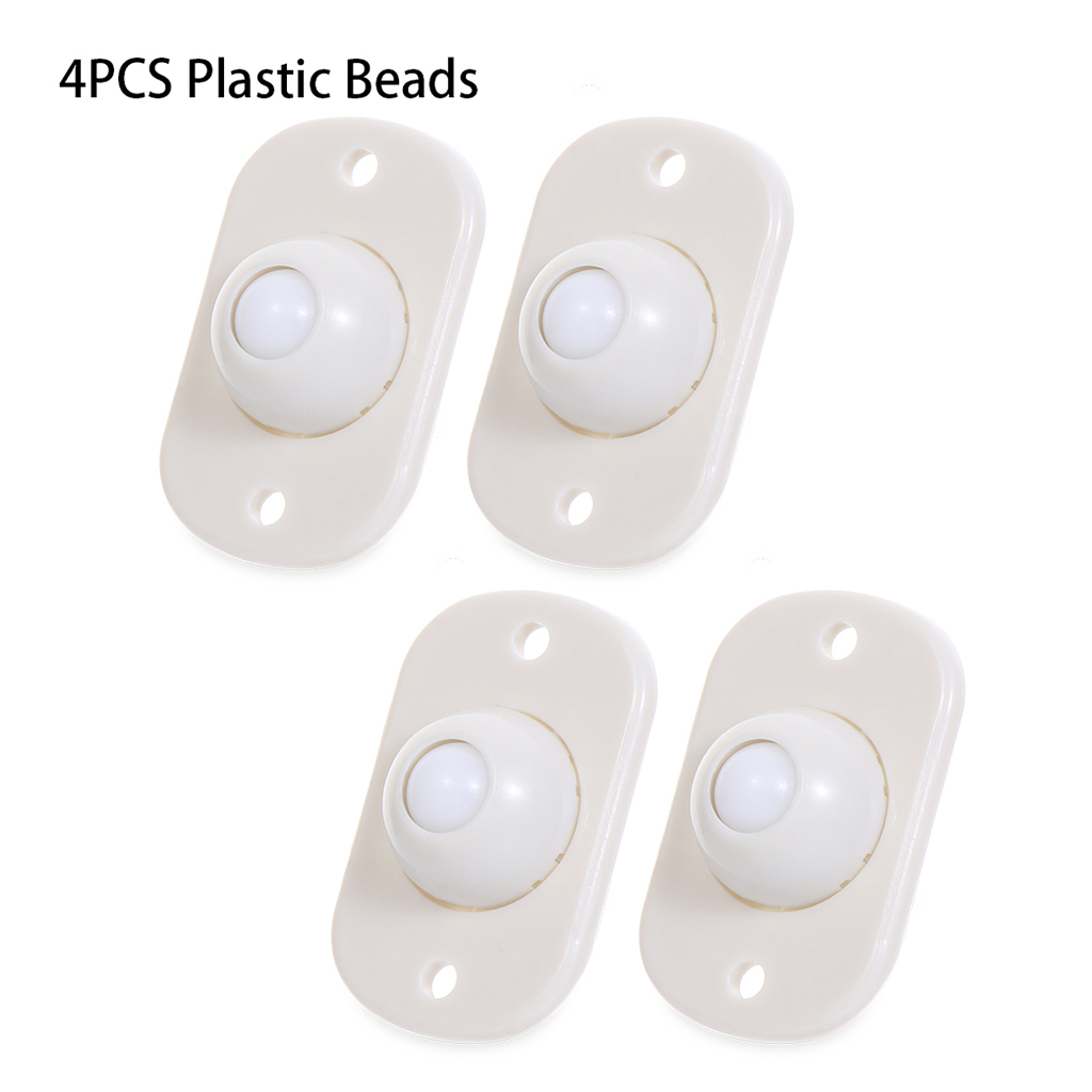 4pcs Self Adhesive Mini Swivel Casters Wheels,Pulley Wheels Castors for Moving Storage Box, Small Furniture, Bin, Container