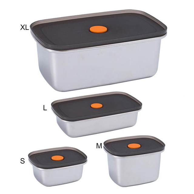 600ml Stainless Steel Food Containers Leak Proof Reusable Multifunctional Small  Divided Snack Container For Nuts Meat Cheese - AliExpress