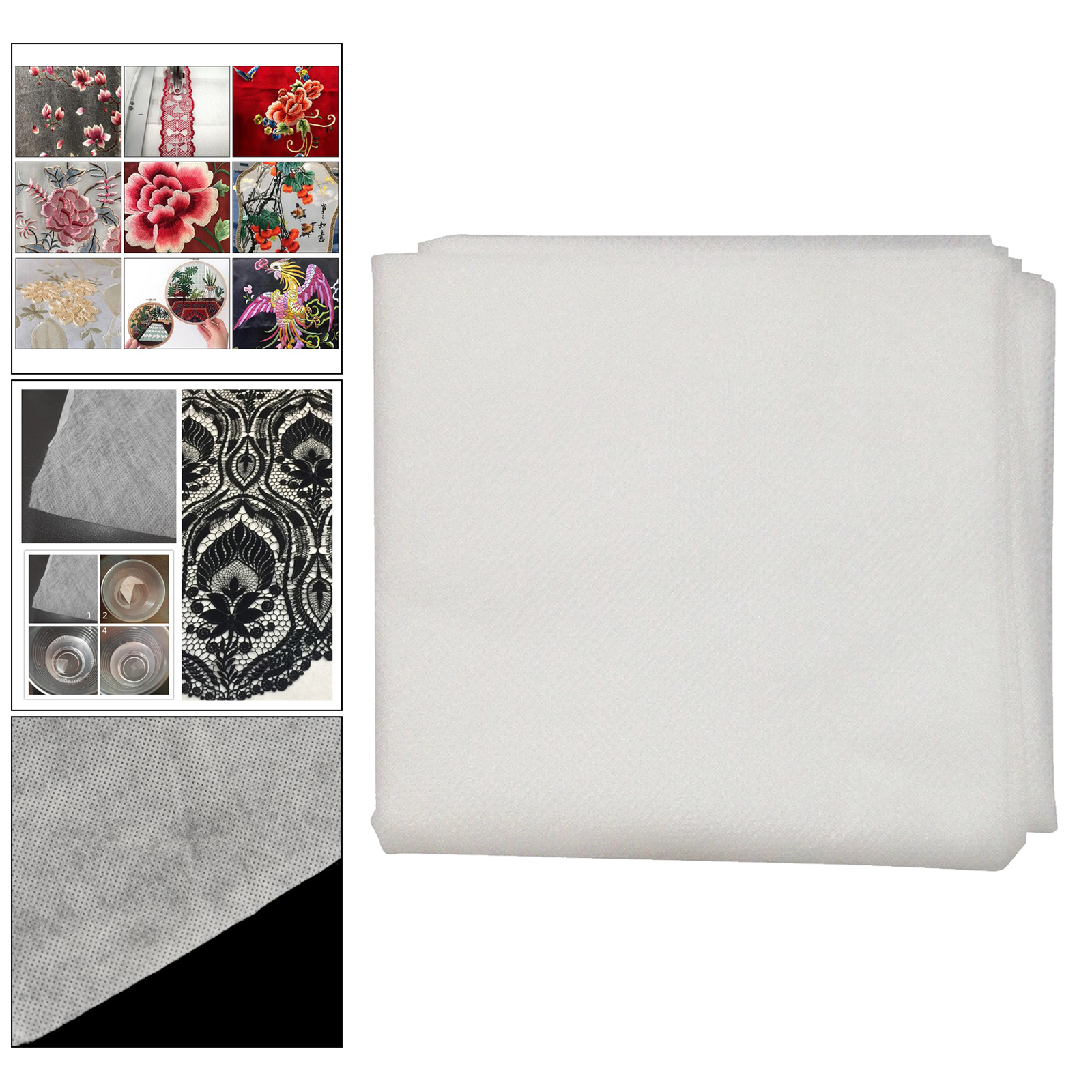 5 Sheets Shirt Transfers Paper Water Soluble Embroidery Stabilizer Backing Cross Stitch Supplies DIY Machine Embroidery Clothes