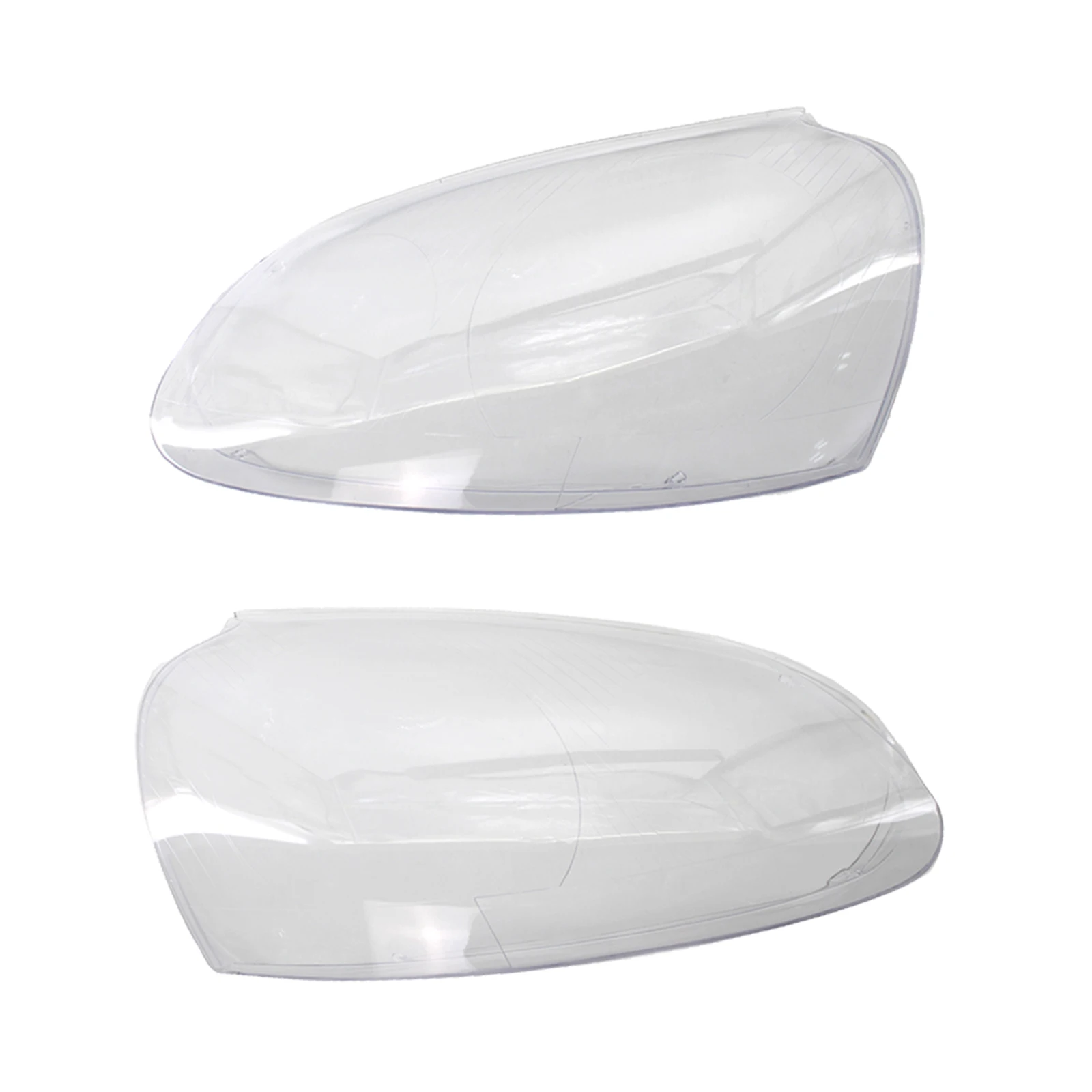 1 Pair Clear Headlight Lens Cover Shell for VW MK5 GTI Rabbit 2006-2009