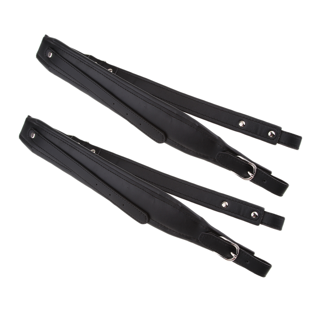 Adjustable Piano Accordion PU Leather Shoulder Straps for 80 96 120 Bass