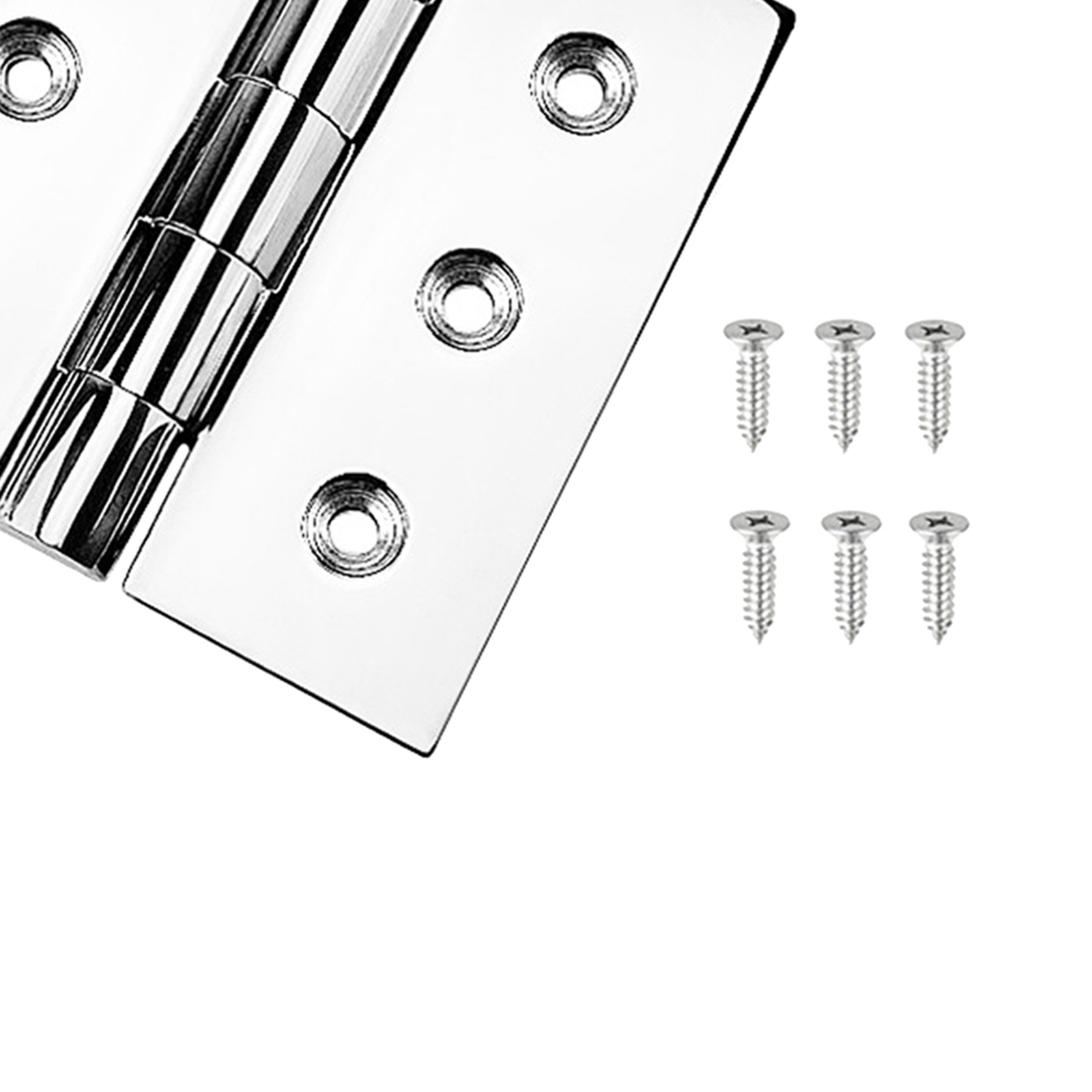 Mirror-Like Stainless Steel RVS Yacht Door Butt Hinge 4