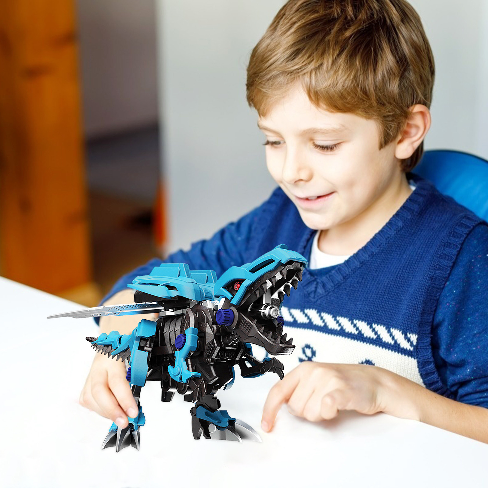 Jogo de Construção de Fósseis de Dinossauros para Crianças Blocos de Dinossauro Brinquedos para 6 + Brinquedos Criança Pensamento Criativo Educacional Caule para 6 + Kit 7 High Quality Brinquedos e hobbies