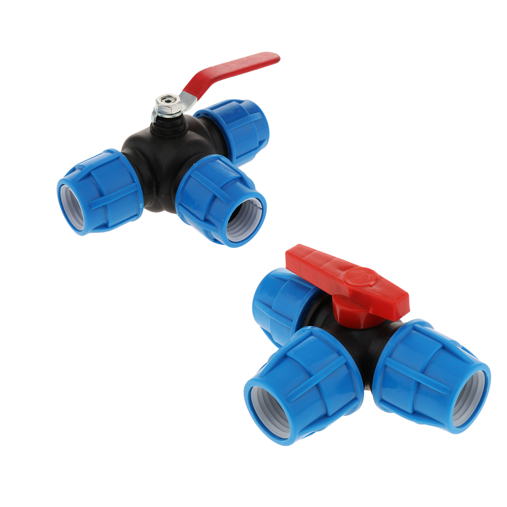PPR/ PE/ PVC Push Fittings with Valve Tube Tee Union Pneumatic Push in Fitting Pipe Fittings Push Fittings Kit