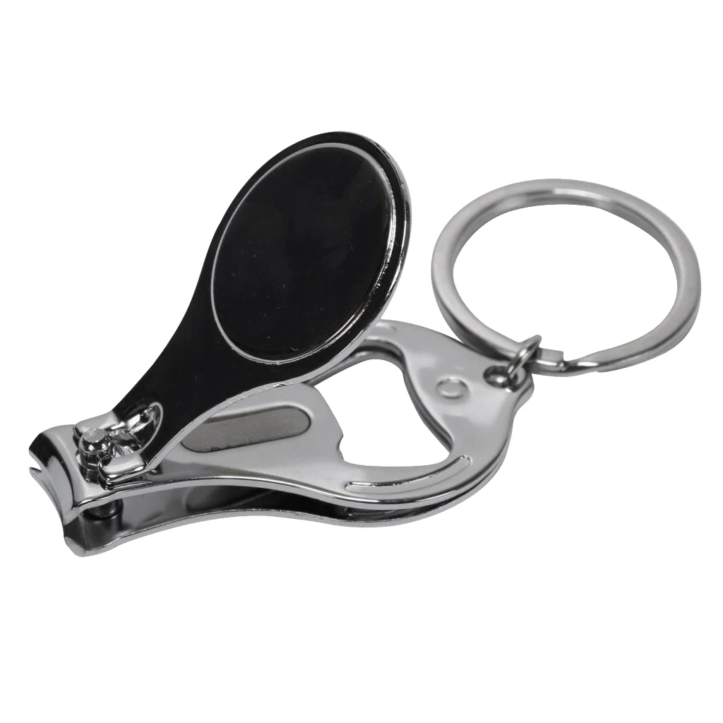 1 Piece Nail Clipper Nail Cutter with Key Ring Billiards Ball Pattern