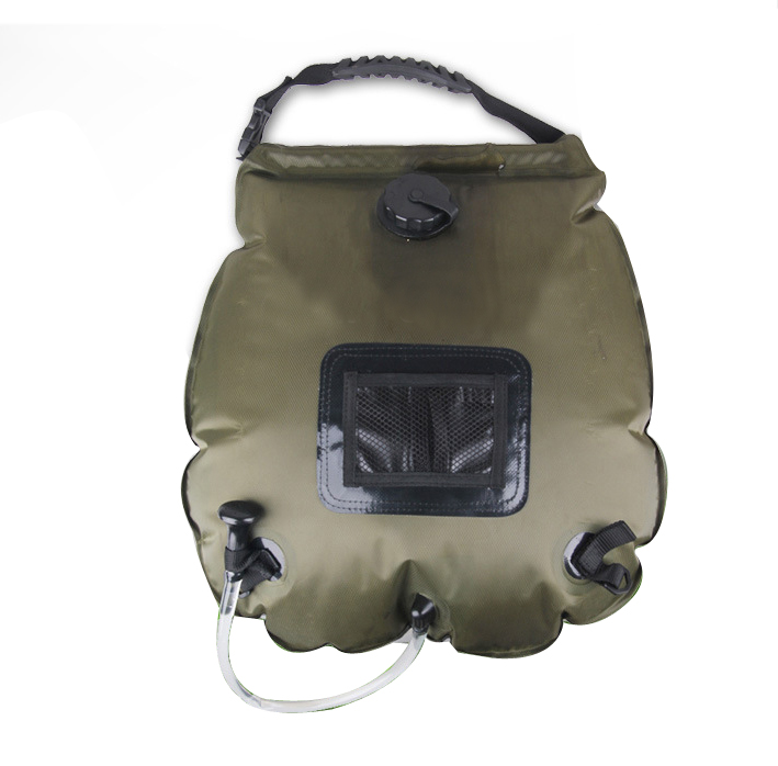Outdoor 20L Solar Self-heating Camping Shower Bag Pvc Portable Water Pipe