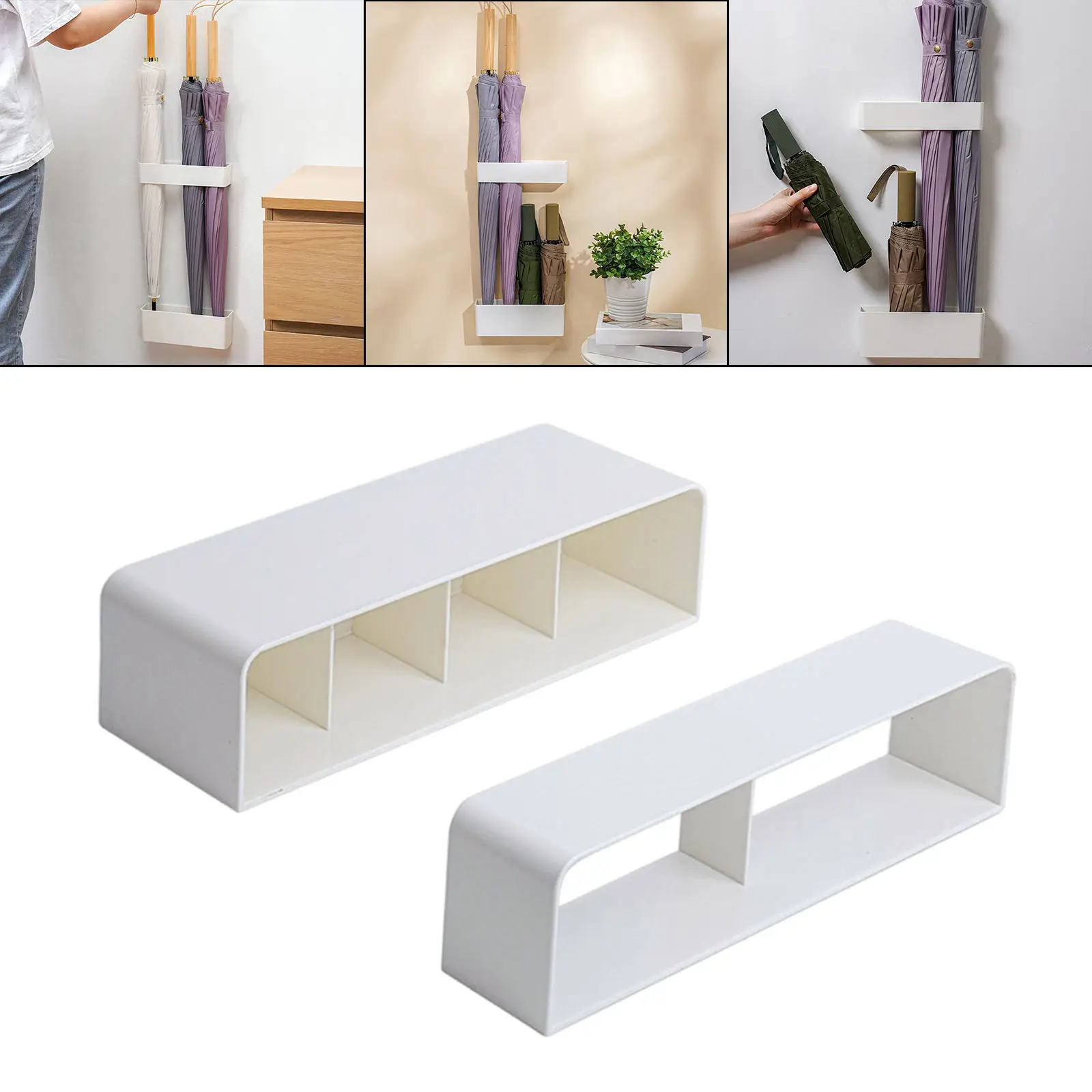 Umbrella Storage Rack Easy-Clean Stand Container Deep Water Accumulation Not Easy Overflow for Hotel Entryway Corridor Entry