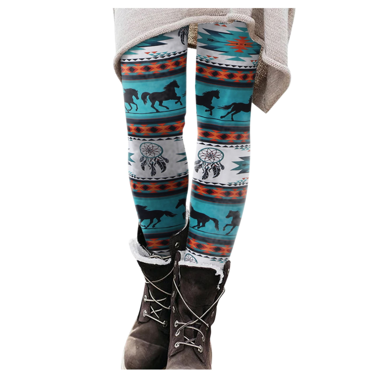 Christmas Leggings For Women Snowflake 