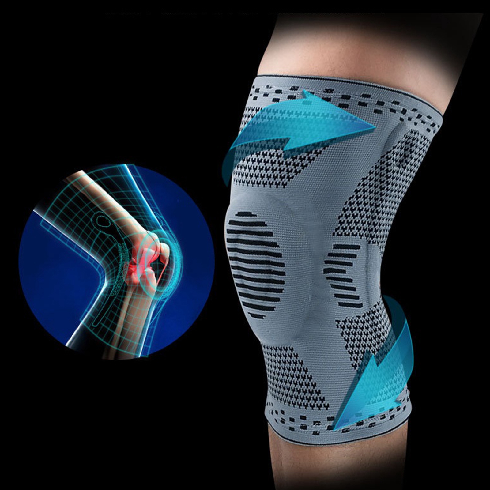 Knee Braces for Knee Pain for Women Men– Knee Compression Sleeve - Knee