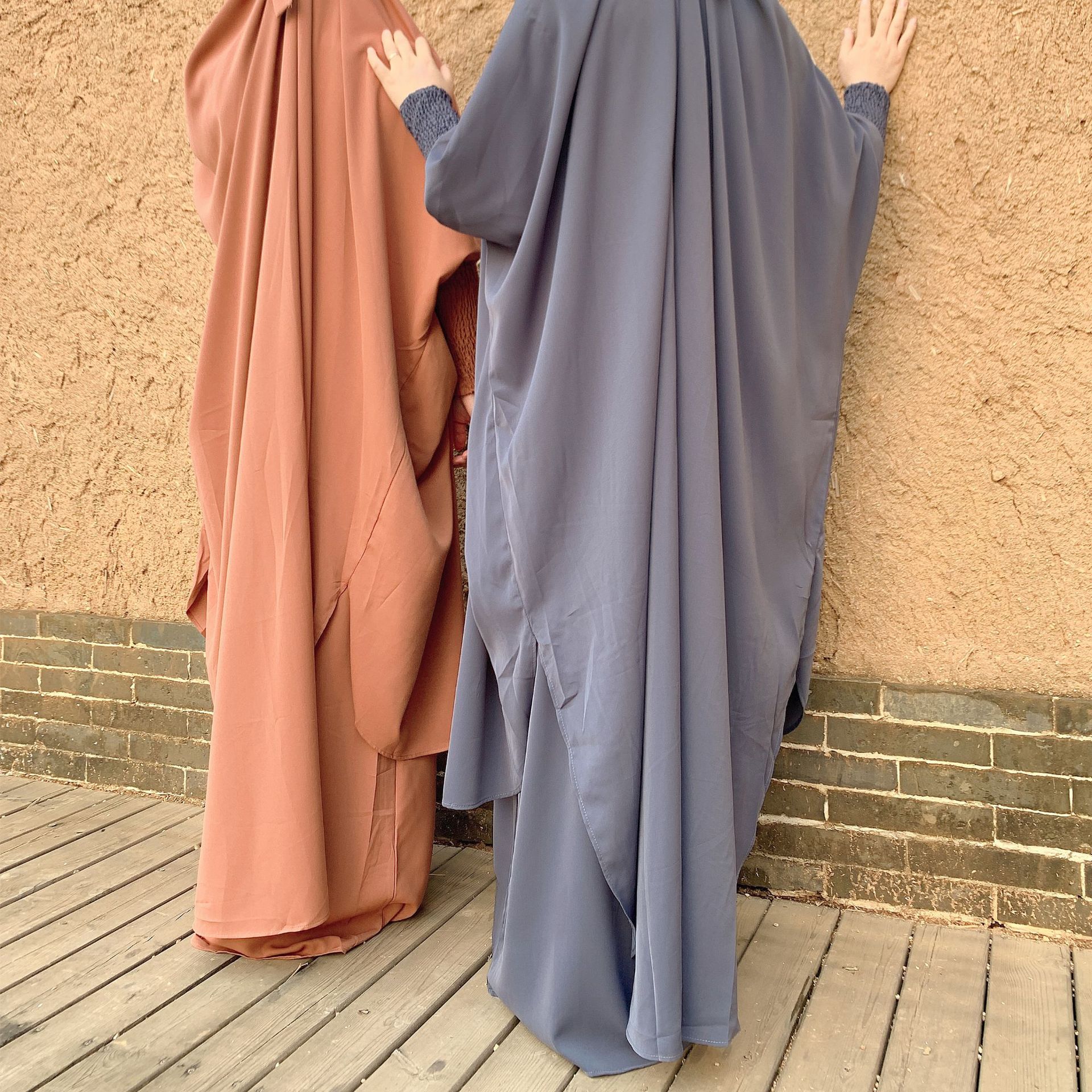 Ramadan Eid Prayer Garment Muslim Dress Hooded Abaya Jilbab Hijab Long Khimar Abayas for Women Dubai Islam Niqab Djellaba Burka