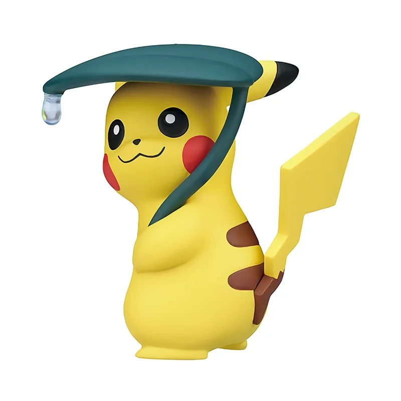おもちゃのフィギュア 本物のポケモンポート 雨からのシェルター シリーズgashapon Pikachu Alcremeie Azumarill Cleffrilu 創造的なアクションフィギュア Null Aliexpress