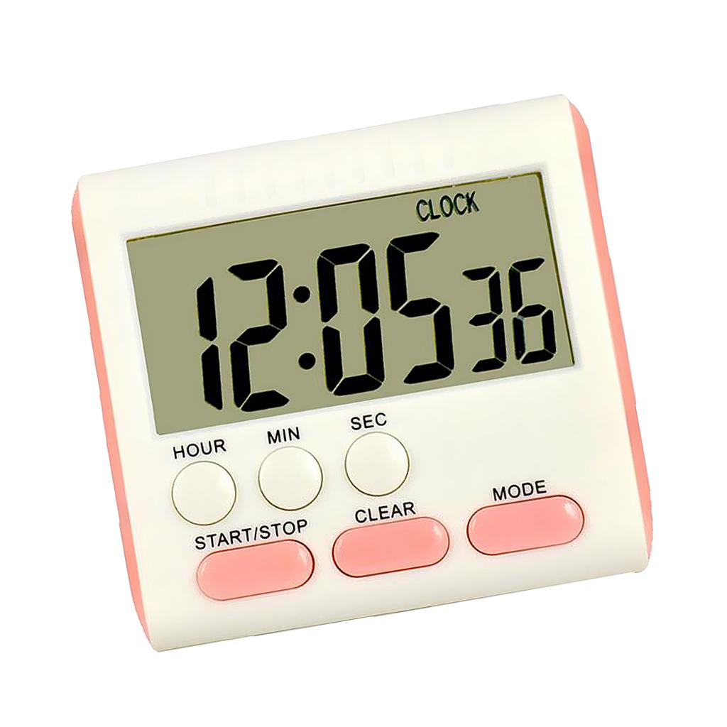 Professional Digital Kitchen Timer Count down or Countup Alarm Magnetic 4 Colors